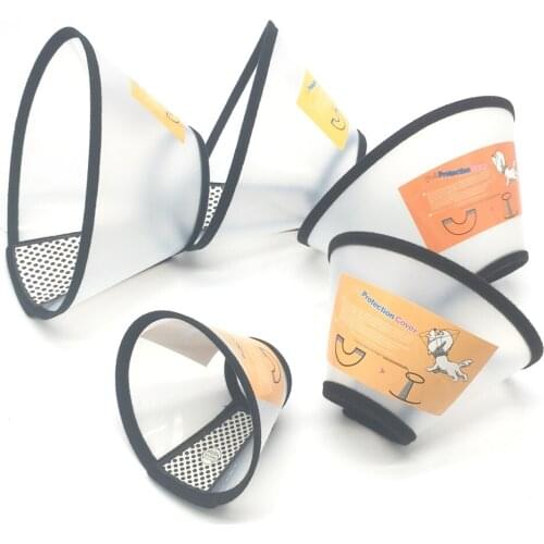 Pet Protective Collar Dog Neck Recovery Cone Collar Anti-Bite Lick Wound Healing Cat Dogs Health Training Medical Circle Tool