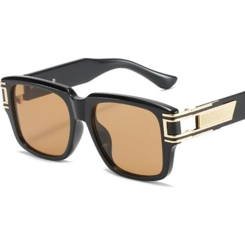 2021 New Brand Sunglasses Square Hip Hop Punk Style Glasses Personalized Cat Eyes Sun Glasses Trend Versatile Eyeglasses UV400