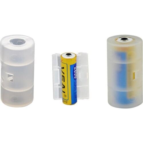 4Pcs AA to C Size Pop Battery Cover Converter Boxes Adaptor Adapter Case Shell