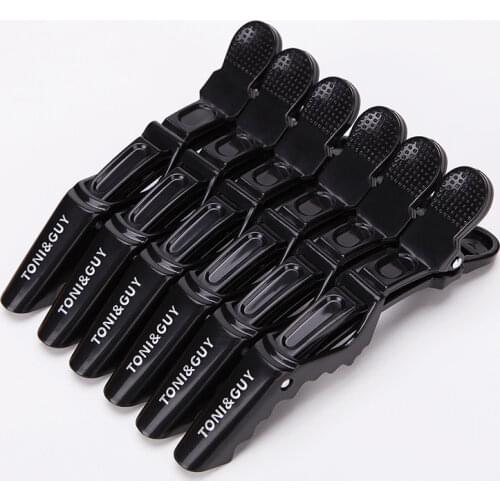6Pcs Hair Clip Hairdressing Clamps Claw Section Alligator Clips Grip Barbers Hair Styling Tool Hair Accessories Hairdresser Clip