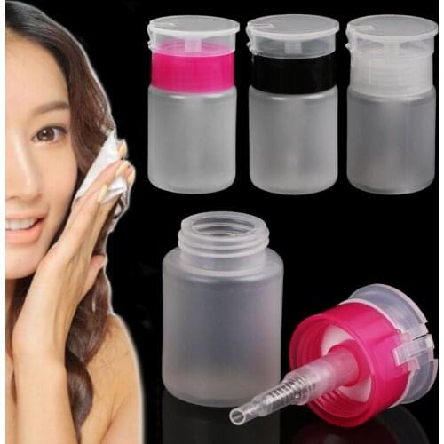 70ml Empty Pump Dispenser Skin Lotion Container Manicure Liquid Gel Polish Remover Makeup Remover Clean Bottle Nail Art Tool