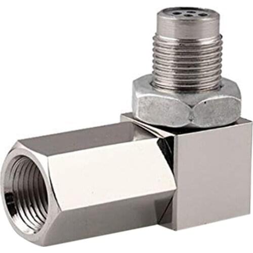 90 Degree CEL Check Engine Light Bungs Oxygen O2 Sensor Socket Real Mini Catalytic Converter 201 Stainless