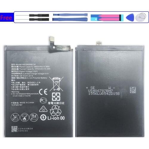 4000mAh HB396689ECW Mobile Phone Battery For Huawei Y9 2018 / Mate 9 Pro / Y7 Prime 2019 / Honor 8C Honor8C FLA-LX1 LX2 LX3 L22