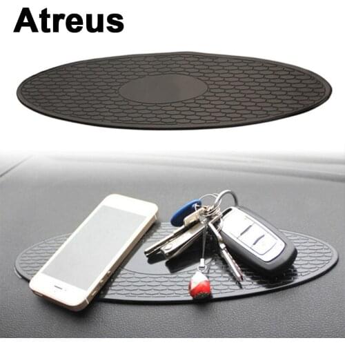 Atreus 1pcs For Nissan qashqai Citroen c4 c5 c3 Chevrolet cruze aveo Peugeot Car Dashboard Silicone Non-slip Mat Pad Holder