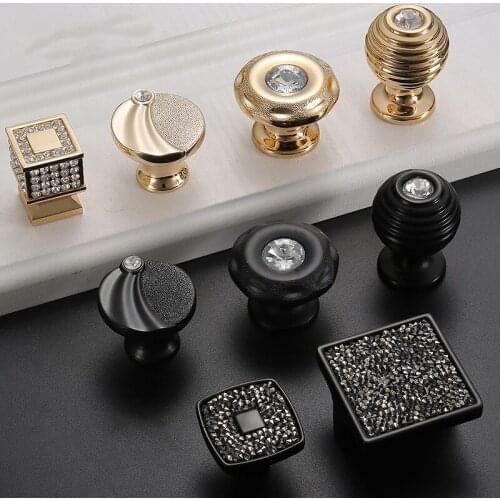 Zinc Alloy Single Hole Handle Cabinet Door Cabinet Handle Wardrobe Door Handle Decorative Hardware Cabinet Door Accessories