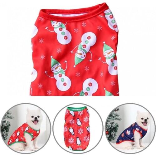 Breathable Long-lasting Pet Dog Cats Vest Outfit Non-allergic Pet Apparel Well-stitched for Teddy