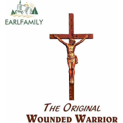 EARLFAMILY 13cm x 10.6cm for The Original Wounded Warrior Car Stickers Trunk Windshield VAN Motorcycle Camper Fine Anime Decal