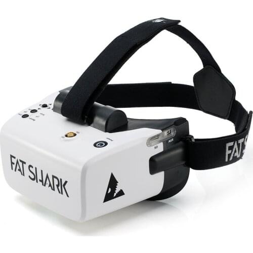 FatShark Scout 4 Inch 1136x640 NTSC/PAL Auto Selecting Display FPV Goggles Video Headset Bulit-in Battery DVR for RC FPV Drone