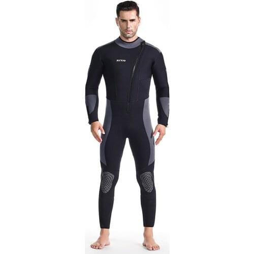 2021 New 5mm wetsuit men neoprene dive and sail surfing free diving Equipment for acuba Snorkeling fishing One-piece wetsuit