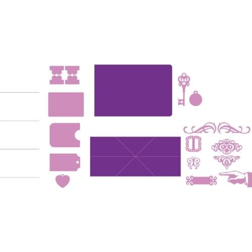 Metal Cutting Dies precious moments render twist pop card Rectangle For DIY Scrapbooking Embossing Album Paper Cards Dies 2021