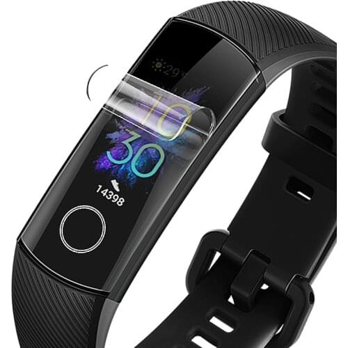 Soft Screen Protectors For Honor Band 5/band 5i band 4 running Hydrogel Film Anti Scratch Film For Huawei band 3 4 pro/3e 4e