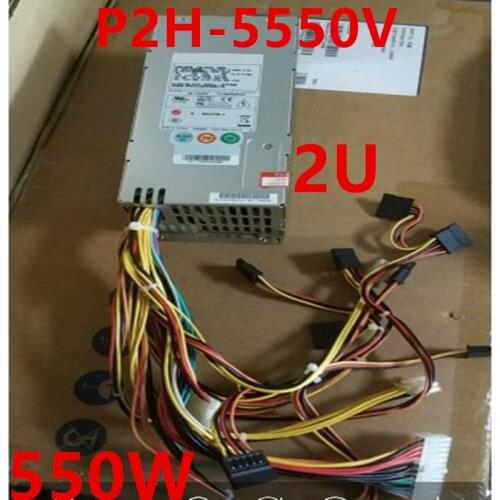 New Original PSU For Zippy Emacs 2U 550W Power Supply P2H-5550V Replace V2H-5350V