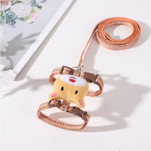 Pet Small Dog Collar Harness Cat Adjustable Vest Walking Lead For Dog Cat