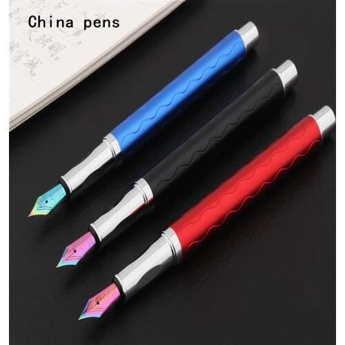 New Listing fashion Luxury quality 3703 Colors Nib Office Fountain Pen student Stationery School Supplies ink pen