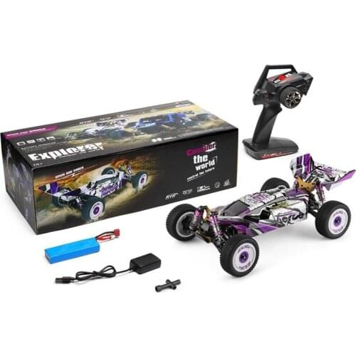 124019 2.4G 4WD RC Car 60Km/H High Speed 1/12 Scale Metal Chassis RC Formula Car Model RC Racing Car Toys for Boys
