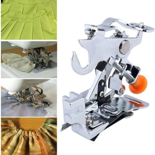 Adjustable Pleated Thin Thick Material Presser Foot Applicable Singer Brother Janome Household Sewing Machine Accessories