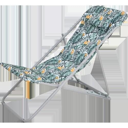 Outdoor Folding Recliner Dual-use Lunch Break Single Leisure Modern Minimalist Copy Back Portable Small Home Nap Chair