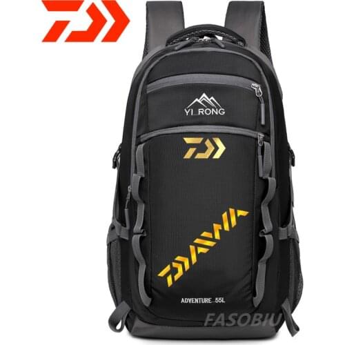 Daiwa Mountaineering Fishing Bag Unisex Outdoor Sports Leisure Camping Travel Hiking Bags Climbing Waterproof Fishing Backpack