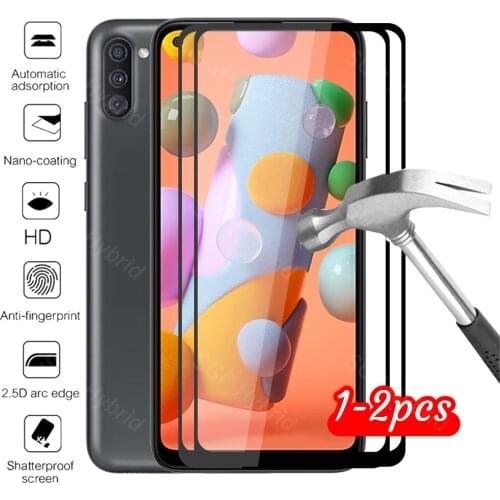 1-2pcs for samsung a11 tempered glass on for samsung galaxy a11 a 11 sm-a115f samsunga11 safety glass screen protector film