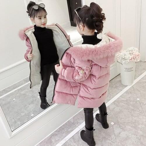 Toddler Girl Winter Clothes Fashion Boys Coat Baby Parkas Hooded Zipper Girl Jacket Winter