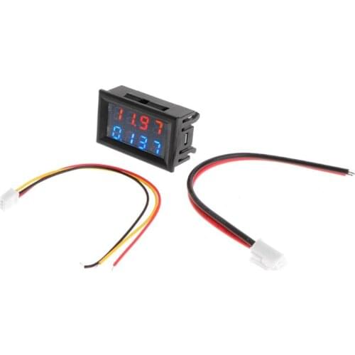 0.28" Digital DC 200V 10A Voltmeter Ammeter 4 Digit 5 Wire Voltage Current Meter W-store D24_A