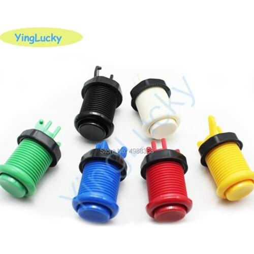 1pcs Switch For DIY Arcade Happ Arcade Multicade Push Buttons Durable Jamma Game Switch Durable orange purple DIY Kit Zero Delay