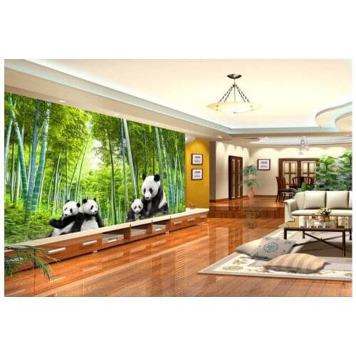 3d wallpaper custom photo mural National treasure panda bamboo painting background home decor living room wallpaper for walls 3d