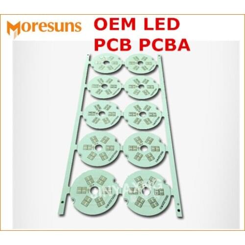 Aluminum PCB PCBA SMT Printed Circuit Board Assembly Service OEM LED PCB PCBA SMT DIY led light board MC PCBA PCB assembly