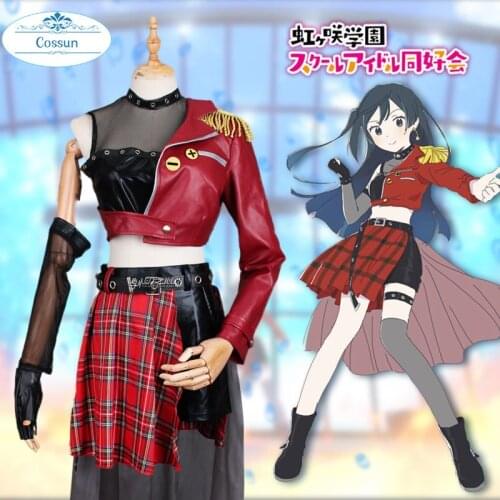 Anime!LoveLive! Yuki Setsuna Lovely Elegant Uniform Cosplay Costume Halloween Carnival Party Role Play Outfit For Women 2021 NEW