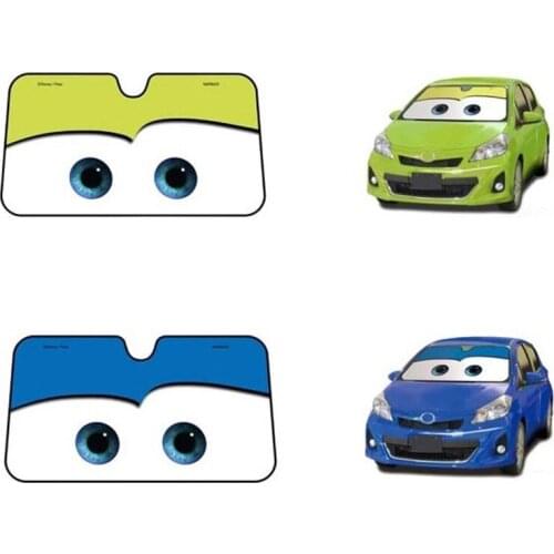 Car Eyes Heated Windshield Sunshade Car Window Windscreen Cover Sun Shade Auto Sun Visor Car-covers Car Solar Protection 6 Color