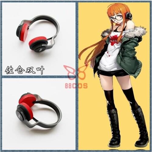 Game Persona5 Futaba Sakura Headphone Cosplay Props Weapons Halloween Christmas Fancy Party Accessories