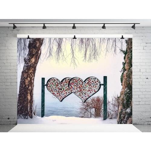 VinylBDS ValentineS Day Photo Background Photography Backdrop Heart Backgrounds For Photo Studio Washable Studio Backgground