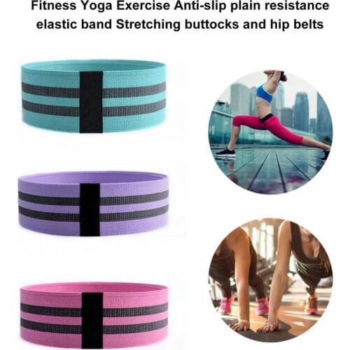 HOT Anti-slip Fitness Yoga Exercise Elastic Resistance Band Strength Training Belt Fitness Yoga Exercise Elastic Training Belt