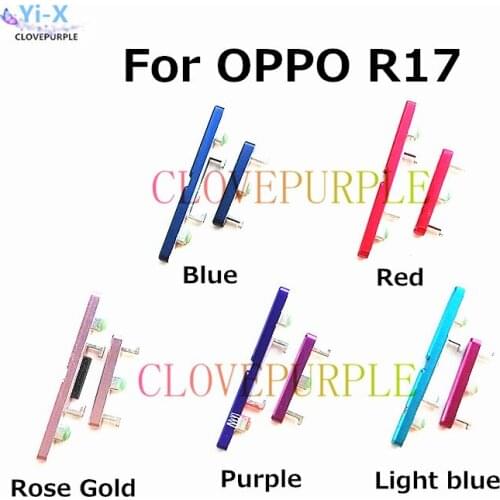 New Side Volume Button + Power ON / OFF Buttton Key Set For OPPO R17