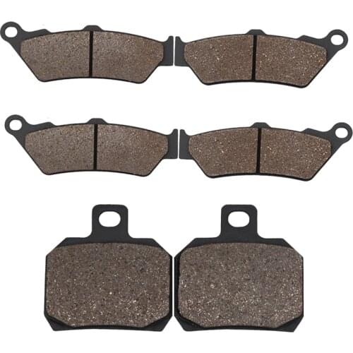 Cyleto Motorcycle Front and Rear Brake Pads for APRILIA ETV 1000 Caponord 2001 2002 2003 2004 2005 2006 2007 2008