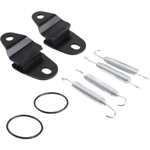 Durable Exhaust Muffler Bracket Kit with Spring&Washer for Yamaha 87-06
