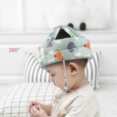 Baby Toddler Cap Anti-collision Protective Hat Baby Safety Helmet Soft Comfortable Head Security & Protection - Adjustab