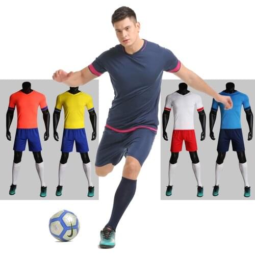 Custom soccer jerseys personalize football shirt plain soccer set amateur team DIY kit Embroidery logo custimize Uniforms DIY