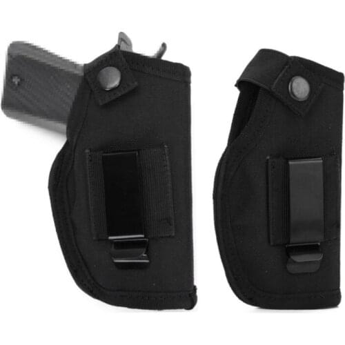 Universal Compact/Subcompact Tactical Pistol Holster Waist Case Glock Gun Waistband Bag Hunting Accessory Right Left Side