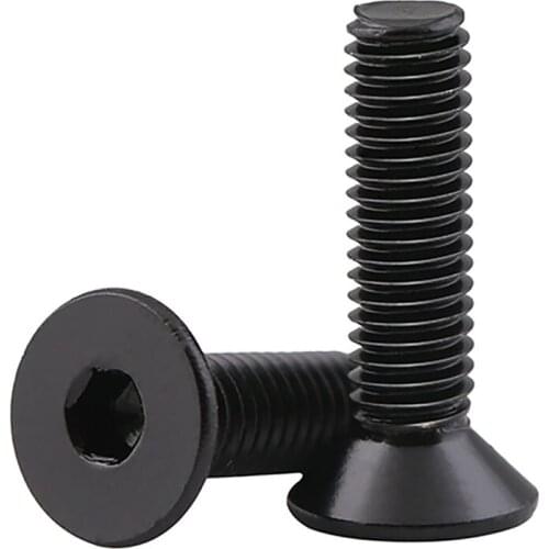 Countersunk Socket Head Screws 304 Stainless Allen Bolts Screw Black M3 M4 M5