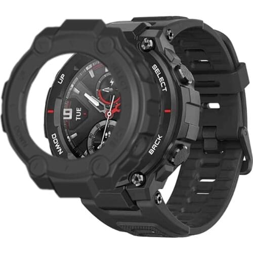 Protector Cover Case for -Amazfit T-Rex Smartwatch Protective Shell Frame for A mazfit Trex Pro Edge Bumper 1 PC T84C