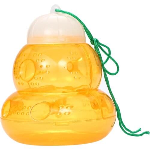 1-2PCS Bee Catcher Bee Trap Bee Locust Pest Plastic Wasp Trap for Hornet Bees Yellow Jackets Reusable Hanging Outdoor