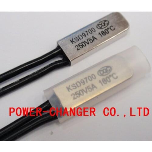 10PCS Thermostat 10C-240C KSD9700 160C 165C 170C 175C 180C 190C195C Bimetal Disc Temperature Switch Protector degree centigrade