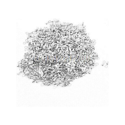 1000 Pcs RNB2-3.2 Ring Tongue Type Non Insulated Terminals for AWG 16-14