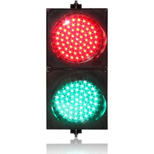DC12V factory direct price 200mm PC housing parking lots signal light red green LED traffic signal light on sale