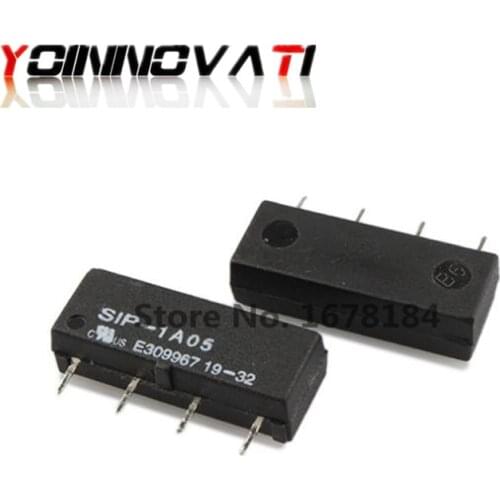 2pcs SIP-1A05 SIP-1A05 5V Voltage Relay Reed Switch Relay 4PIN