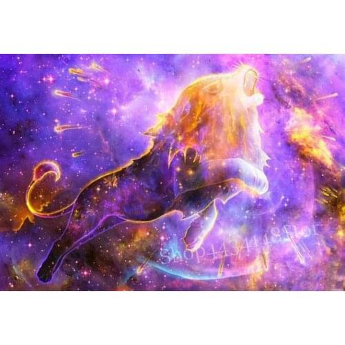 ArtBack full square / round "lion" 5d diy diamond painting cross stitch rhinestone mosaic home decoration painting