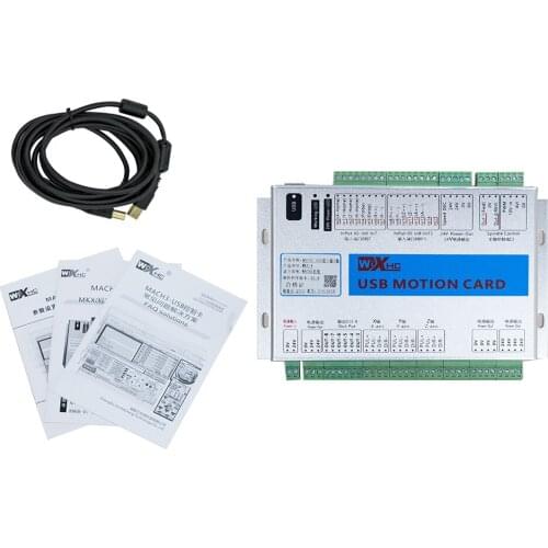 Factory price support XYZ 3 axis mach3 USB Breakout Board output frequency 2000KHZ high speed mach3 motion controller MK3-V