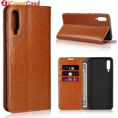 Phone Case for Samsung Galaxy A50 Case Cover Flip Luxury Genuine Leather Book Wallet for Samsung A50 Coque Funda Capa Accessory