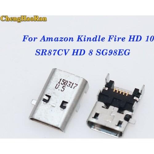 ChengHaoRan for Kindle Fire HD 10 SR87CV 8 SG98EG Micro USB Charging Socket Port Jack Connector Power Plug Dock